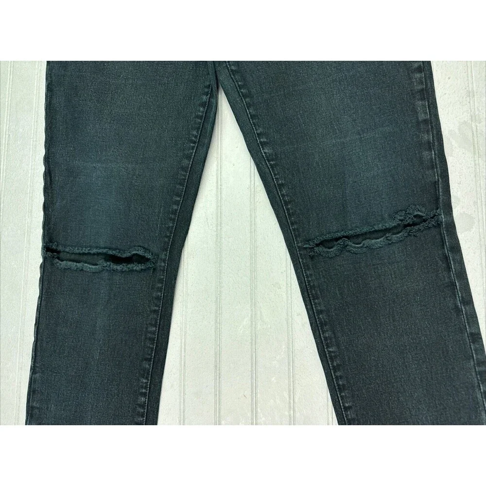 BDG Size 29 Womens Jeans Twig High Rise Distress Black Stretch Skinny